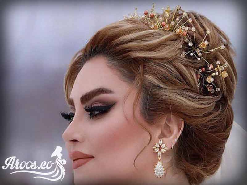 تاج عروس طلایی
