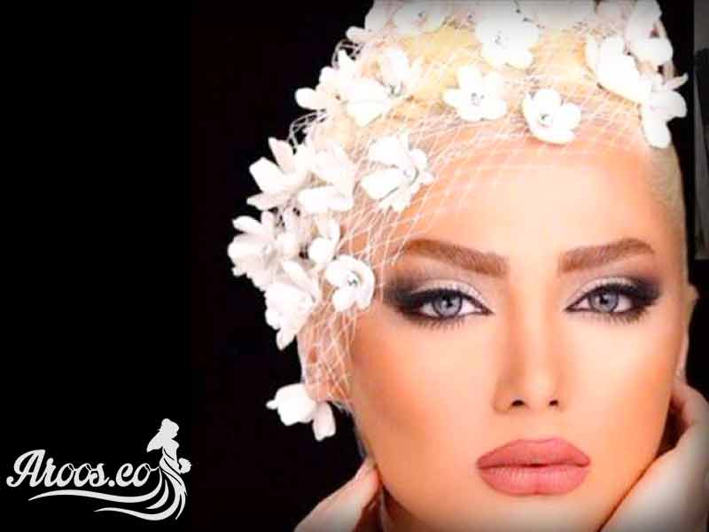 تاج عروس برای صورت کشیده