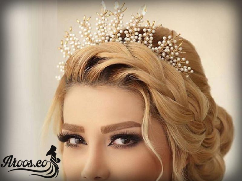 تاج و تل مرواریدی عروس