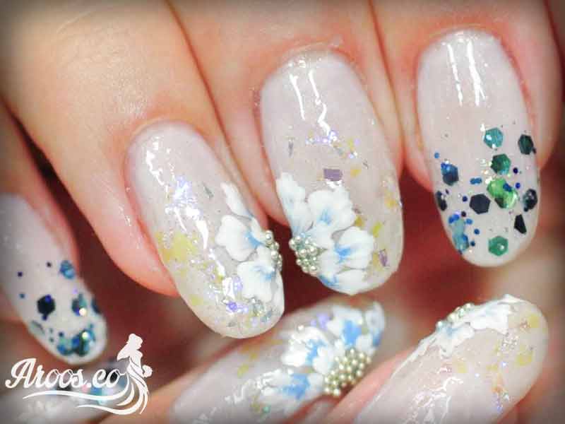 مدل های ناخن عروس زیبا 96