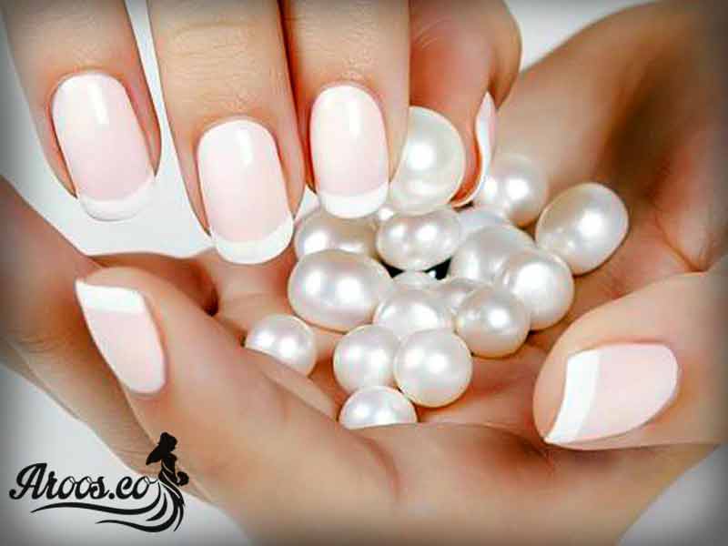 مدل ناخن عروس ساده و شیک 96