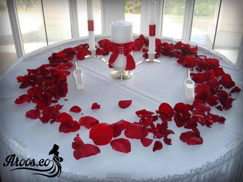 جهیزیه عروس سفید ساده جهیزیه عروس سفید ساده