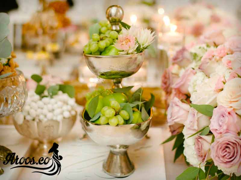 مدل تزیین سفره عقد مدل تزیین سفره عقد
