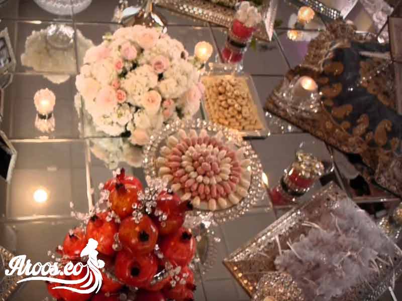 اجزای سفره عقد و تزئین سفره عقد اجزای سفره عقد و تزئین سفره عقد