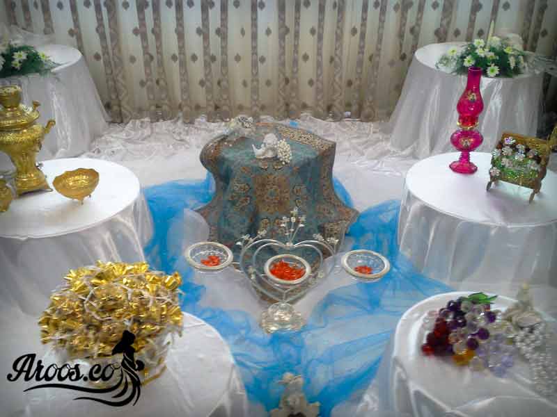 چیدمان سفره عقد متفاوت چیدمان سفره عقد متفاوت