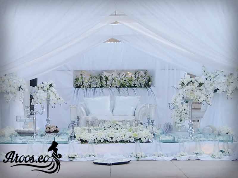 تزیین سفره عقد با وسایل ساده تزیین سفره عقد با وسایل ساده