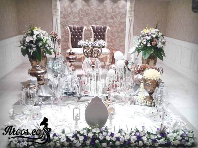 سفره عقد سنتی با ترمه سفره عقد سنتی با ترمه