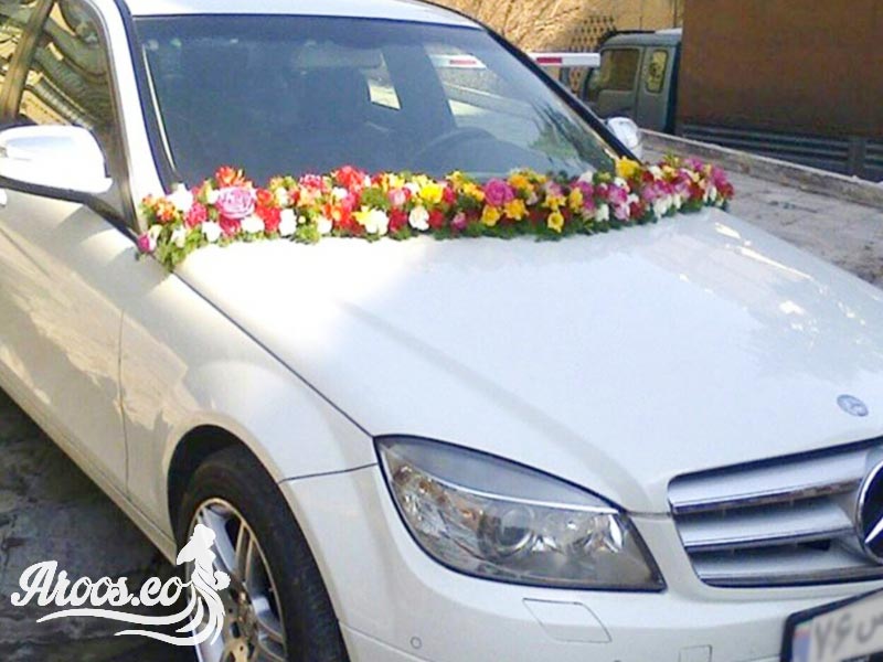 کرایه ماشین عروس با گل آرایی