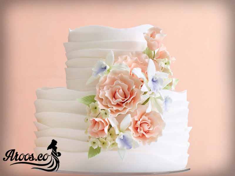 کیک عروسی با فوندانت