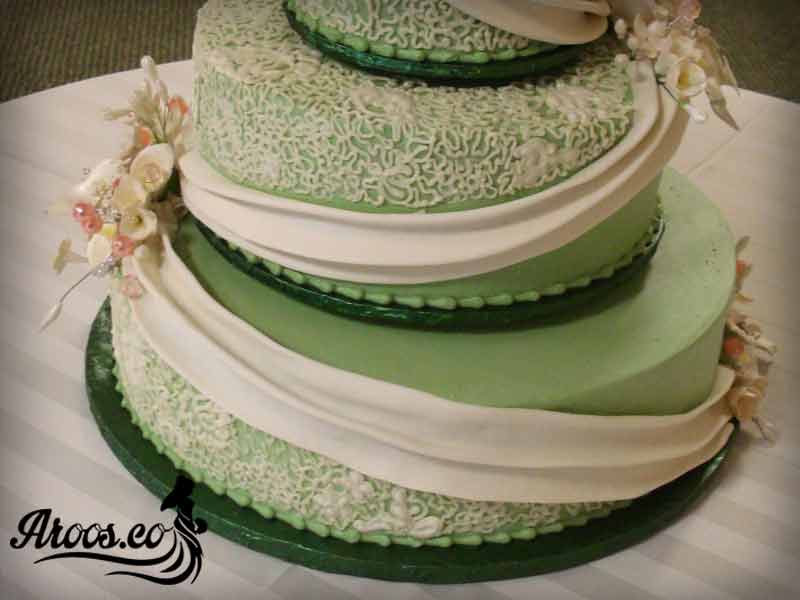 کیک عروسی سه طبقه